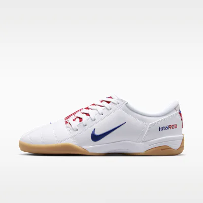 Nike Total 90 Checkered Men's Shoes - White/University Red/Gum Yellow/Deep Royal Blue in White/University Red/Gum Yellow/Deep Royal Blue – Nike men's and unisex