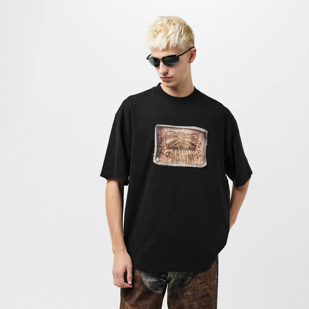 Acne Studios Men's Label Oversized T-Shirt detail 3