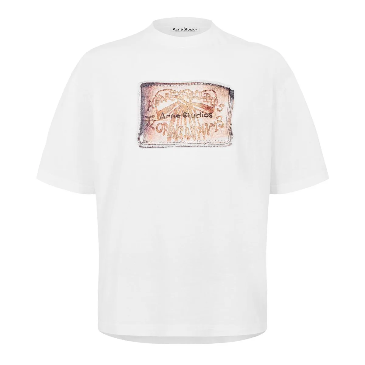 Acne Studios Men's Label Oversized T-Shirt