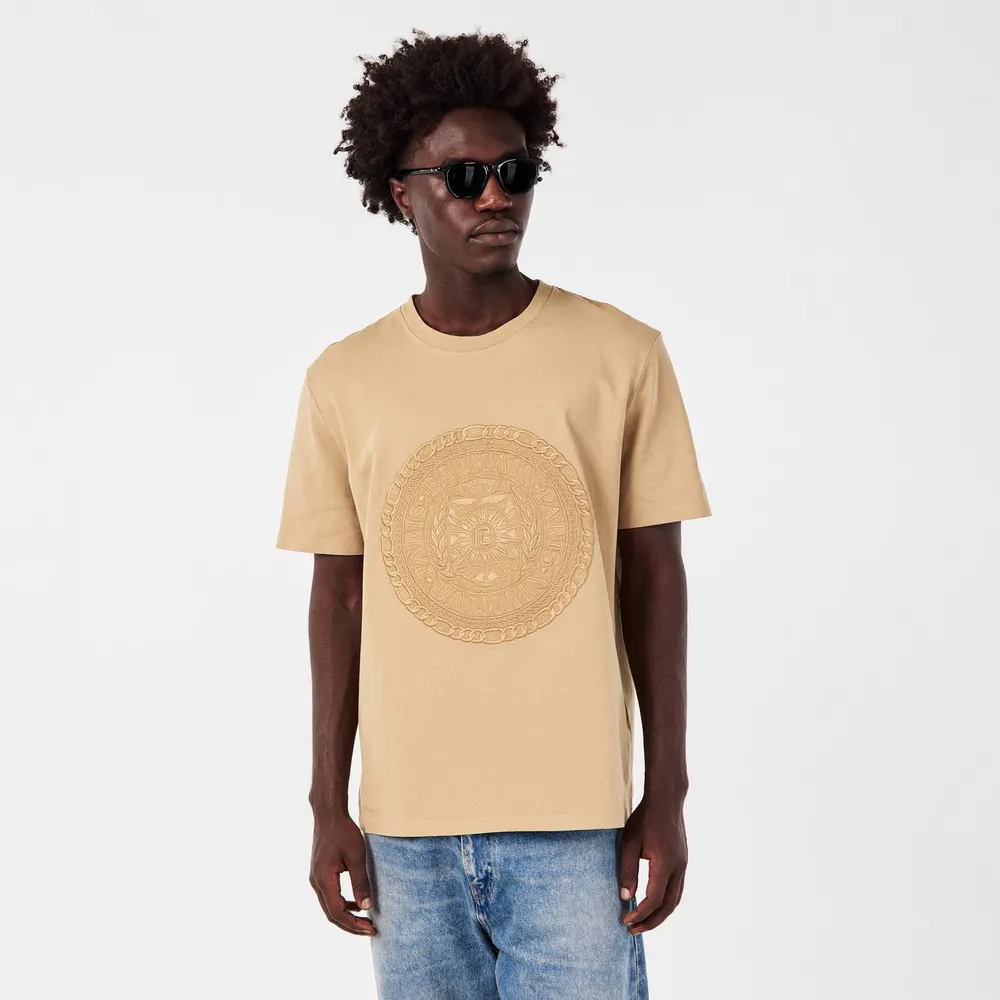 Balmain Men's Medal T-Shirt detail 3