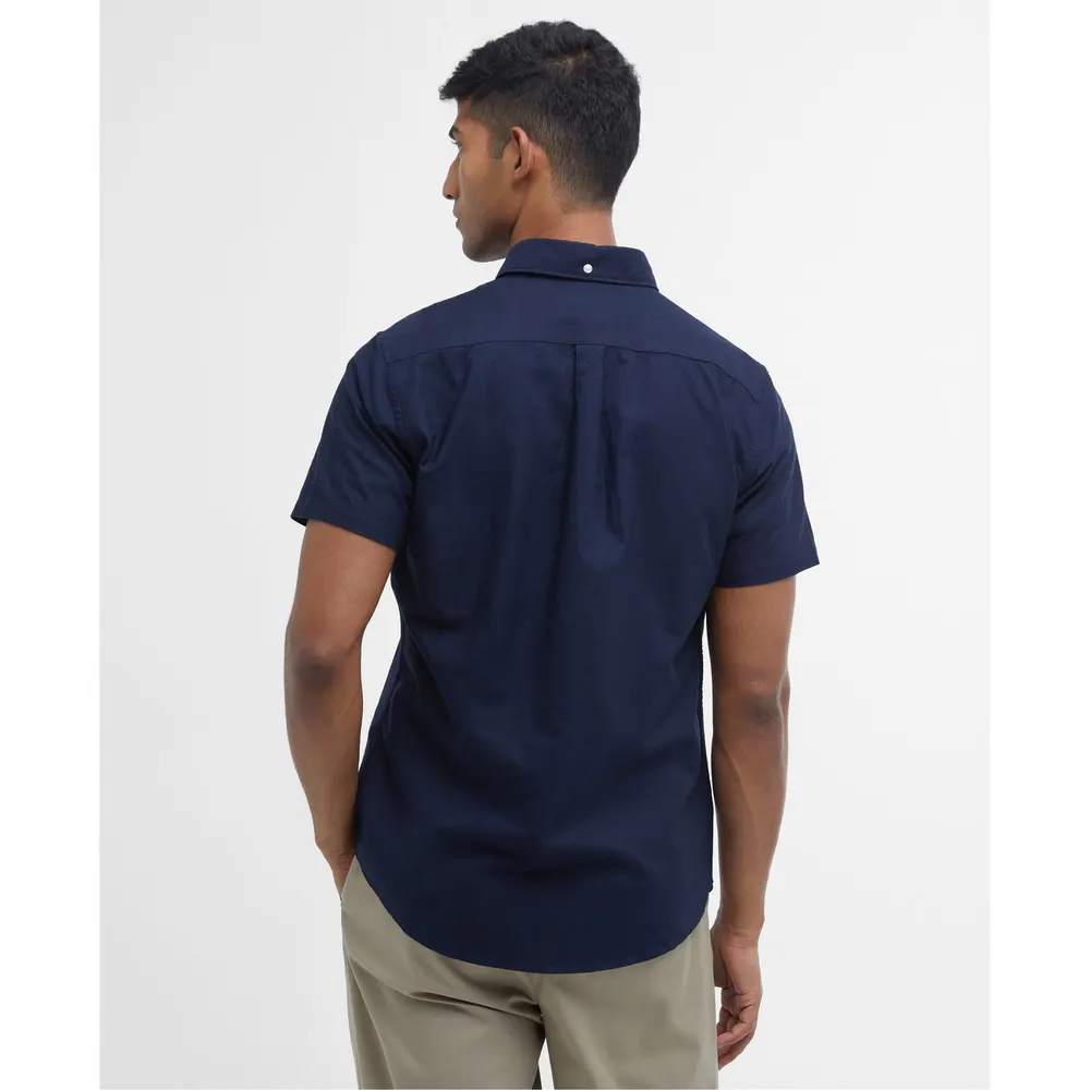 Barbour Mens Oxtown Shirt in Navy NY91, additional product view 3