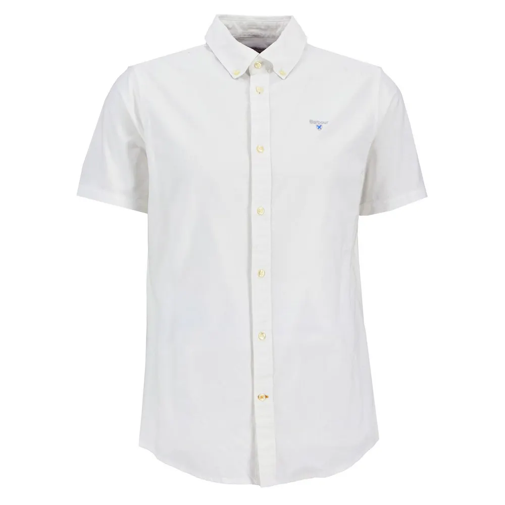 Barbour Mens Oxtown Shirt in White WH11 – Clothing