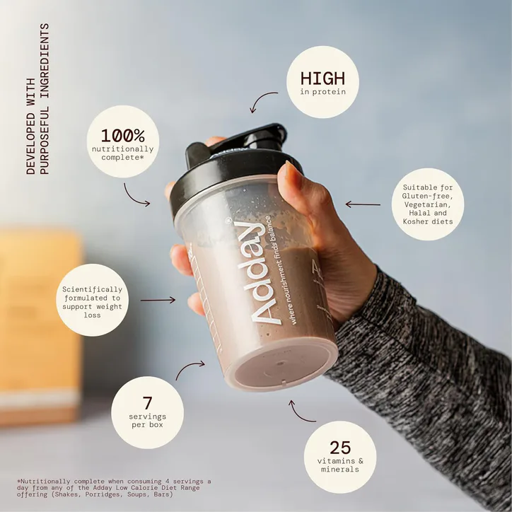 Adday Shake Chocolate & Caramel 7 x 57 g detail 3