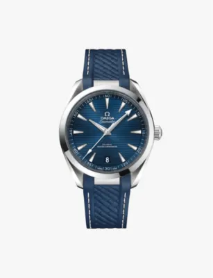 OMEGA 220.12.41.21.03.007 Seamaster Aqua Terra stainless-steel and rubber automatic watch