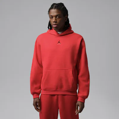 Jordan Brooklyn Men's Pullover Hoodie - University Red/Black