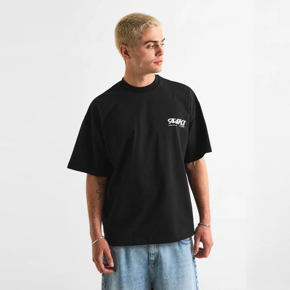 MKI MIYUKI ZOKU Men's Stack Oversized Fit T-Shirt detail 3