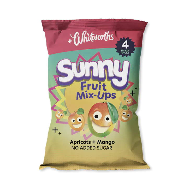 Whitworths Apricots & Mango Sunny Mix Ups 4x 18g