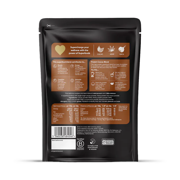 Naturya Protein Cacao Superfood Blend 200g detail 2