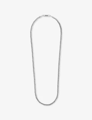 NINETWOFIVE Nadir Sterling-Silver Rope Necklace