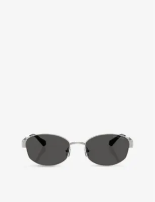 MICHAEL KORS MK1161 Monte Carlo Oval-Frame Metal Sunglasses
