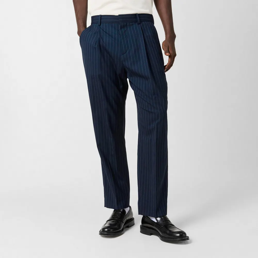 Balmain Men's Tailored Fit Straight Leg Trousers detail 3