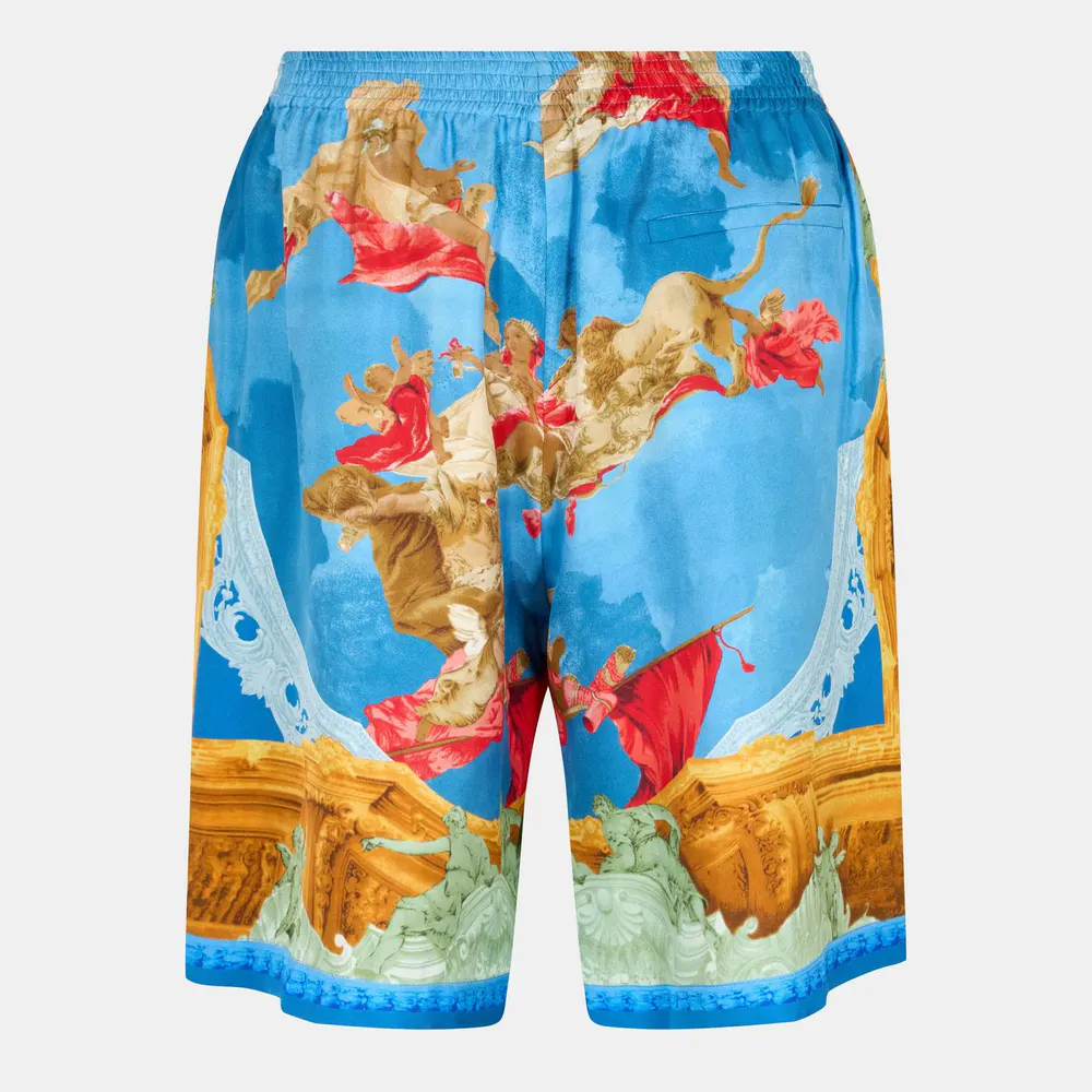 Versace Men's Woven Tracksuit Shorts detail 2