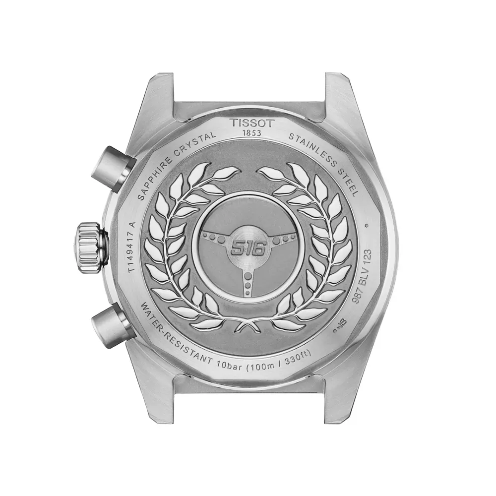 Tissot PR516 Quartz Chronograph 40mm Mens Watch Black in Black, additional product view 3