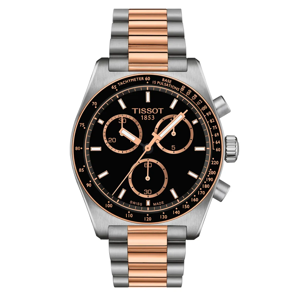 Tissot PR516 Quartz Chronograph 40mm Mens Watch Black