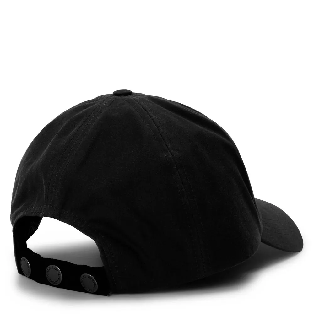 Barbour International Tourer Duke Wax Baseball Cap detail 2