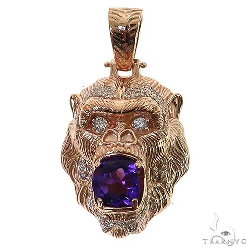 RINA - For Him FACTORY For Him Gorilla Pendant 69022 in Rose Gold – Pendant