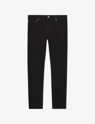 REISS Picton Slim-Fit Stretch-Denim Jeans - STAY BLACK - 28L in STAY BLACK – Mens | Jeans | Slim