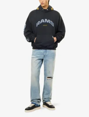 REPRESENT x NFL Los Angeles Rams Jersey Hoody detail 2