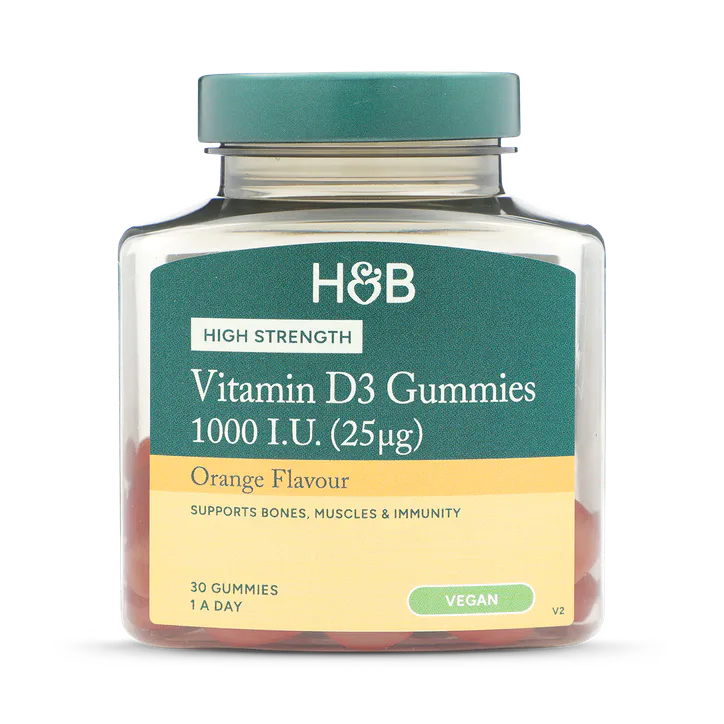 For Him Vegan Vitamin D 1000 I.U (25ug) Orange Flavour 30 Gummies