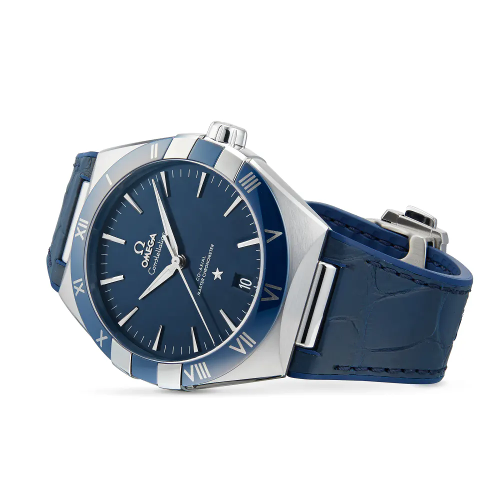 Omega Constellation Co-Axial Master Chronometer 41mm Mens Watch Blue in Blue, additional product view 3
