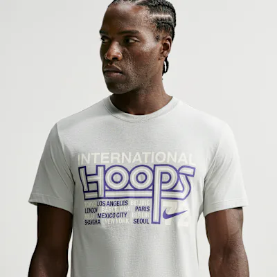 Nike Men's Basketball T-Shirt - Light Silver in Light Silver – Nike men's and unisex