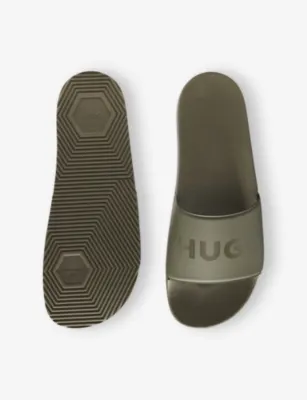 HUGO Branded Woven Sliders - EUR 39 / 5 UK MEN detail 2