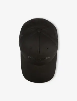 THE KOOPLES Brand-print cotton baseball cap in BLA01, additional product view 3