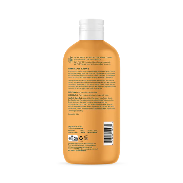 Attitude Shower Gel Orange Blossom & Eucalyptus detail 2