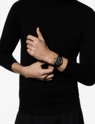 CHANEL J12 Superleggera Calibre 12.1 Black Ceramic and Steel Watch 42mm detail 3