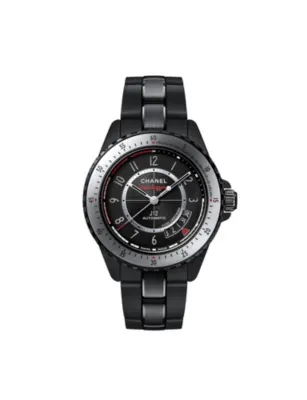 CHANEL J12 Superleggera Calibre 12.1 Black Ceramic and Steel Watch 42mm