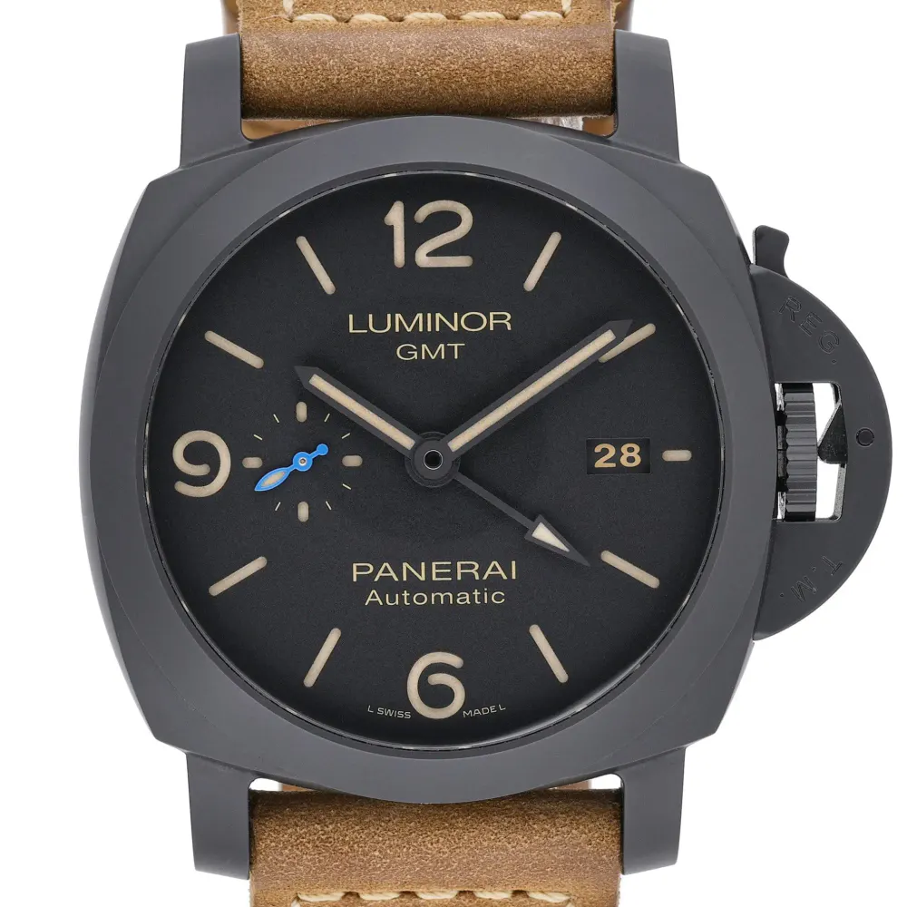Panerai Luminor GMT PAM01441 — 2025 — Excellent in Black Arabic – Pre-owned watches
