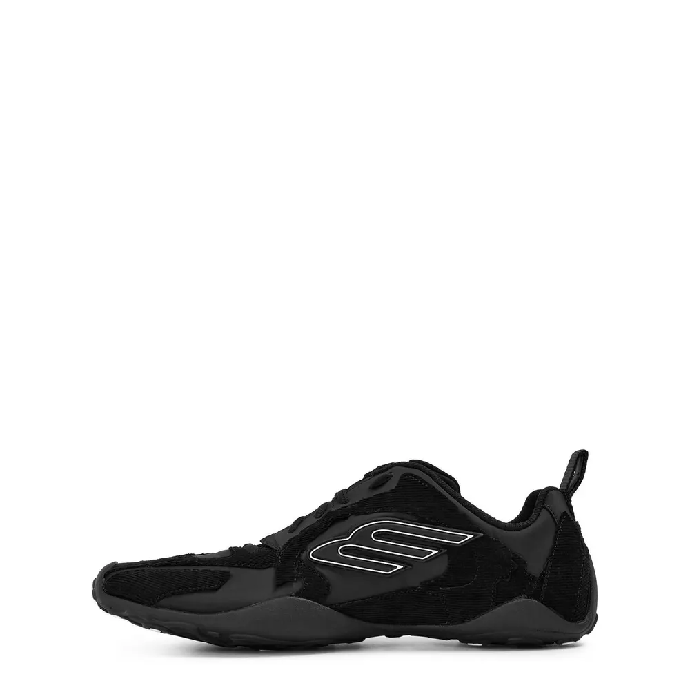 Balenciaga Men's Low-Top Trainers in Black, additional product view 2