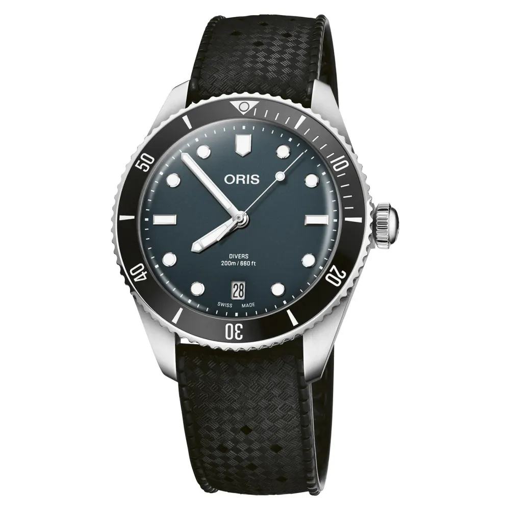 Oris Divers Date Blue 39mm Unisex Watch Set detail 2
