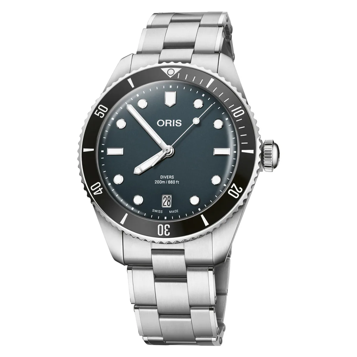 Oris Divers Date Blue 39mm Unisex Watch Set