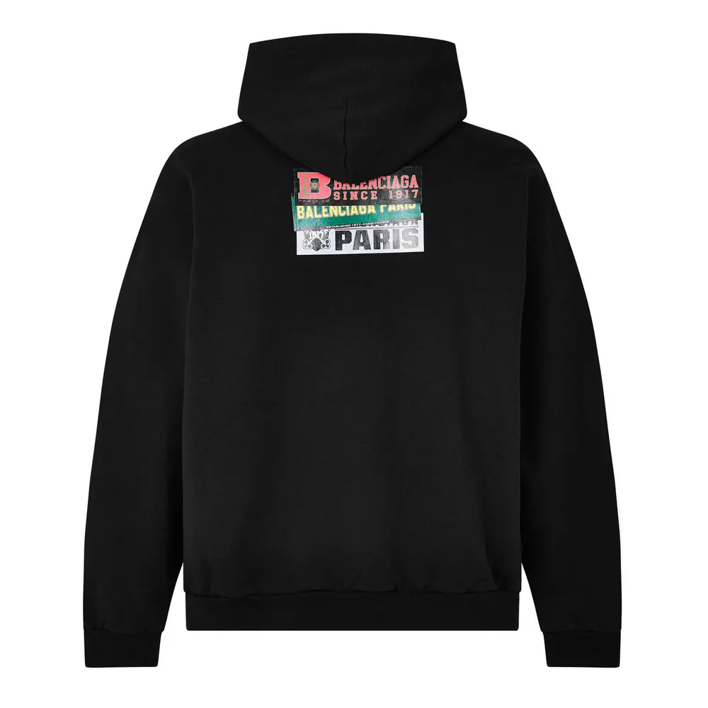Balenciaga Bal Sticker Zip Sn64 detail 2