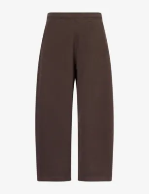 JACQUEMUS Le Jogging Montaigne Cotton Jogging Bottoms - Dark Brown 1 detail 2