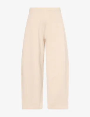 JACQUEMUS Le Jogging Montaigne Cotton Jogging Bottoms - Dark Brown 1