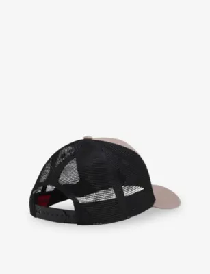 HUGO Logo-Embellished Cotton-Twill Trucker Cap detail 3