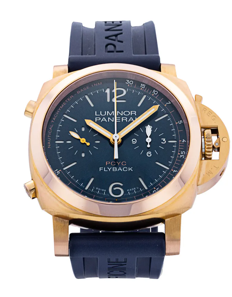 Panerai Luminor Chrono PAM01020 — 2019 — Very good in Blue – Pre-owned watches