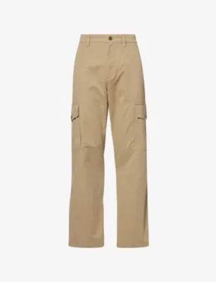 BURBERRY Reddric Straight-Leg Cotton Trousers