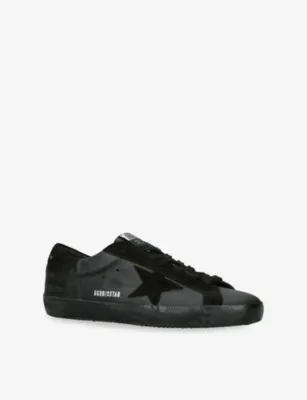 GOLDEN GOOSE Super Star 90100 Leather Trainers - EUR 46 / 12 UK MEN in BLACK, additional product view 3