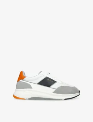 AXEL ARIGATO Genesis Neo Runner Suede and Leather Low-Top Trainers - EUR 41 / 7 UK MEN in GREY/OTHER – Mens | Trainers | Lace up trainers