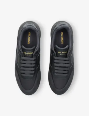 AXEL ARIGATO Genesis Neo Runner Suede and Leather Low-Top Trainers - EUR 41 / 7 UK MEN in BLACK, additional product view 2