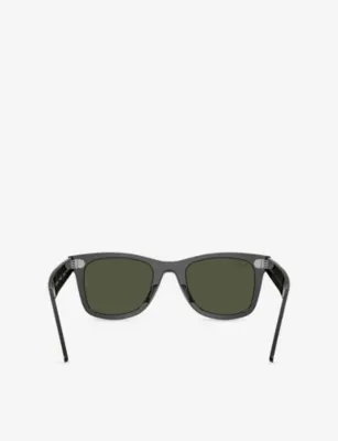 RAY-BAN RB2240 Wayfarer Rectangle-Frame Acetate Sunglasses detail 3