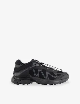 SALOMON XT Whisper Woven Trainers - 5.5 in BLACK BLACK ASPHALT – Mens | Trainers | Lace up trainers