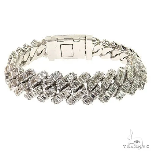 AHMED - For Him CVD Miami Cuban Emerald Diamond Bracelet (Lab) 68615 in Rose – Bracelet