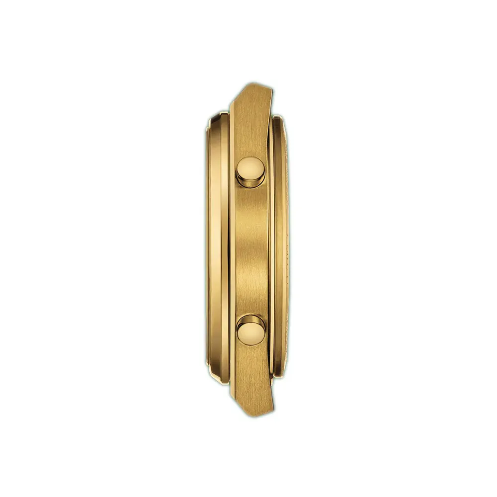 Tissot PRX Digital 40mm Unisex Watch PVD Yellow Gold detail 3