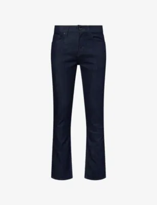 7 FOR ALL MANKIND Slim-Fit Straight-Leg Cotton-Blend Jeans