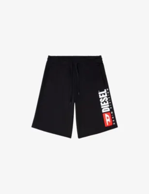 DIESEL P-Crow-Div Regular-Fit Cotton-Jersey Shorts