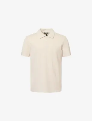 PAIGE Demille Short-Sleeve Cotton Polo Top